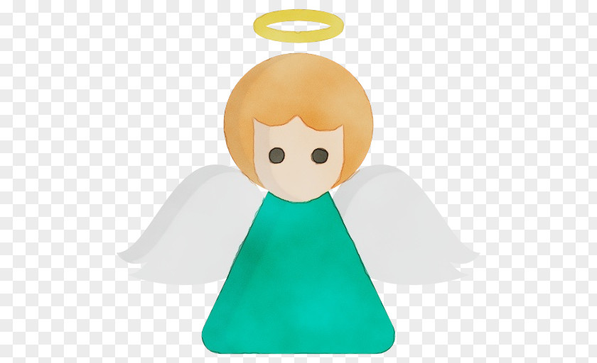 Smile Angel Watercolor Business PNG