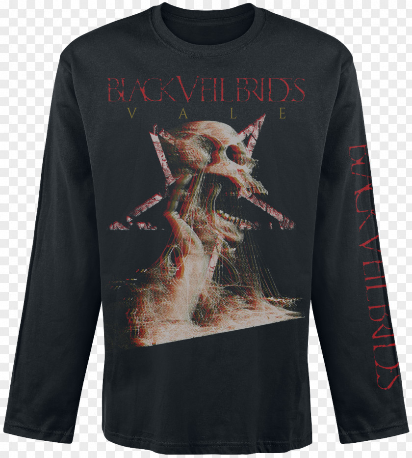 T-shirt Black Veil Brides Vale Metalcore PNG