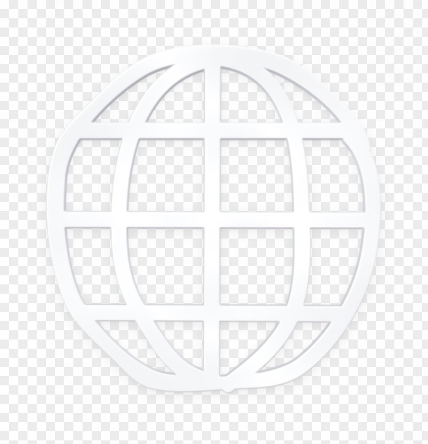 Blackandwhite Symmetry Browsing Icon Connection Earth PNG