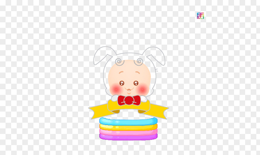 Cute Cartoon Icon Blog Qzone Wallpaper PNG