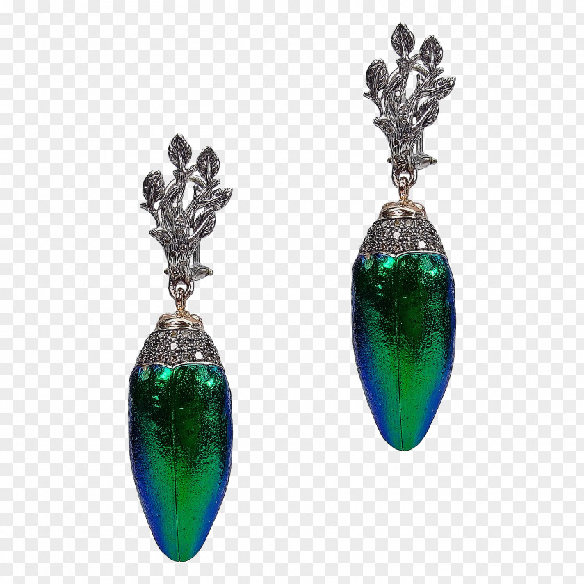 Emerald Earring Turquoise Body Jewellery PNG