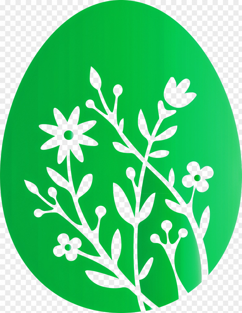 Floral Egg Easter Day PNG