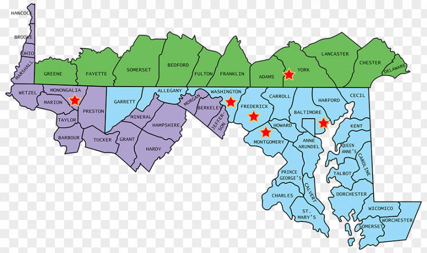 Map Prince George's County, Maryland Water Resources Tree PNG