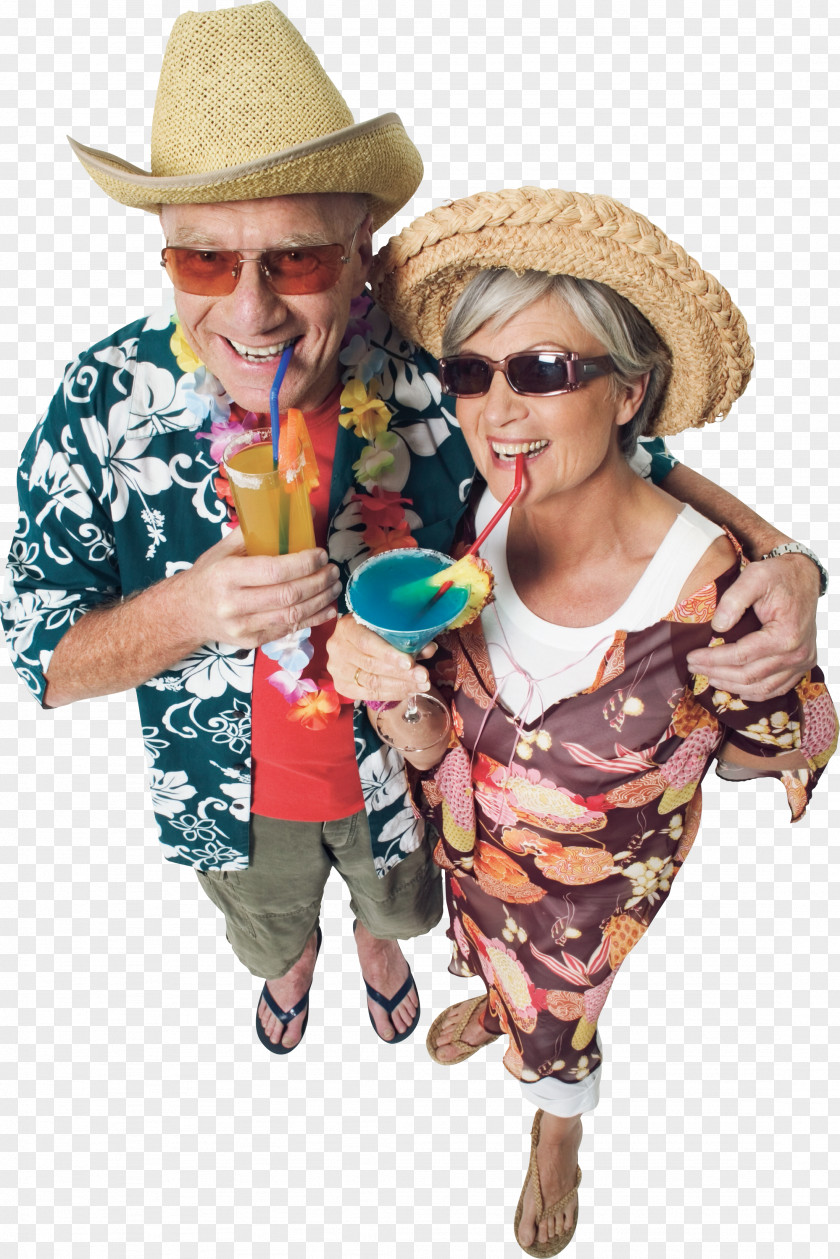 Old People Party Flyer Retro Style Advertising PNG