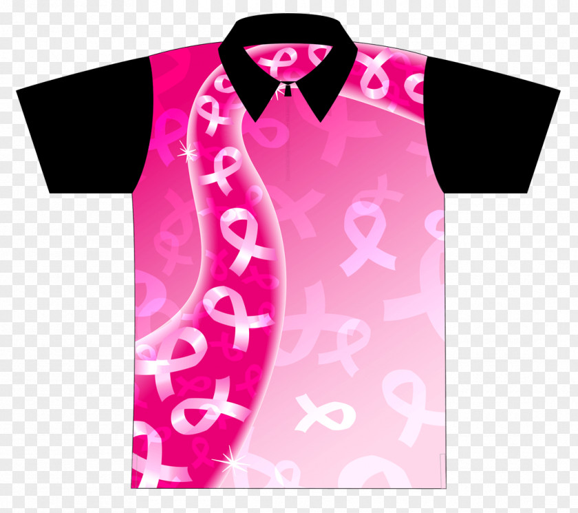 Pink White Shirts Awareness Ribbon Illustration PNG