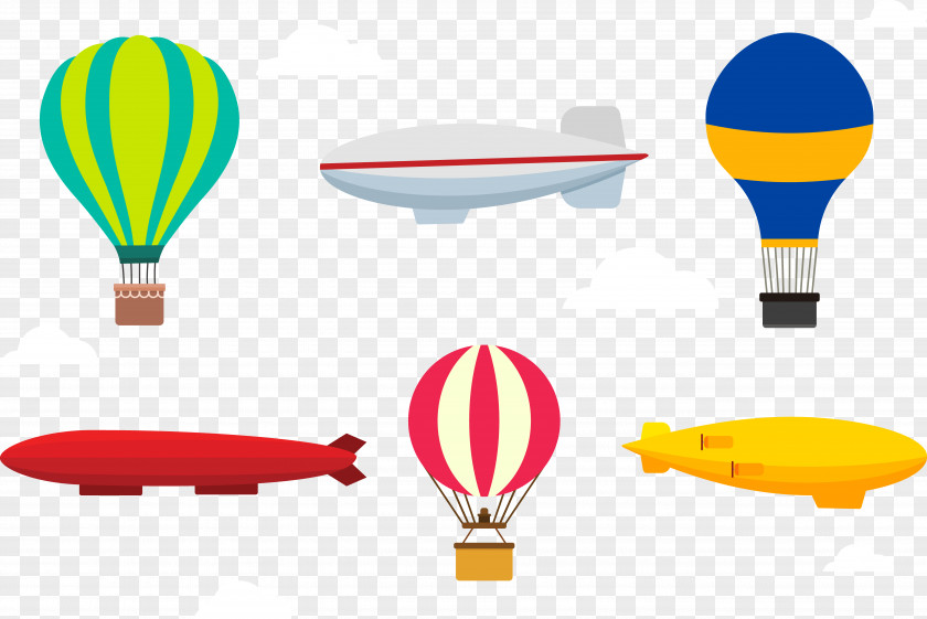 Rocket Balloon Set PNG