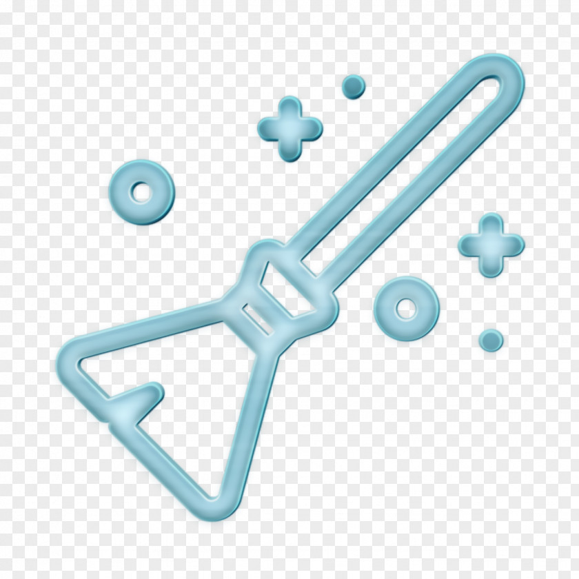 Broom Icon Halloween Magic PNG