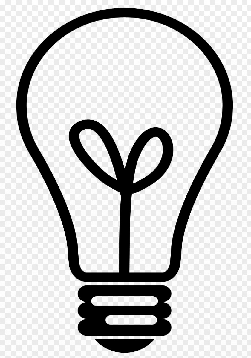 Incandescent Light Bulb Clip Art Illustration PNG
