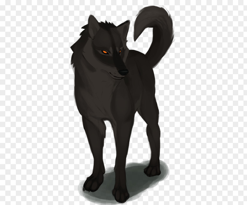 Brown Wolf Black Drawing Cat Canidae Dog PNG