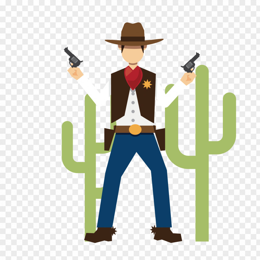 Cell Parts United States Of America Vector Graphics Cowboy Royalty-free Stock Illustration PNG