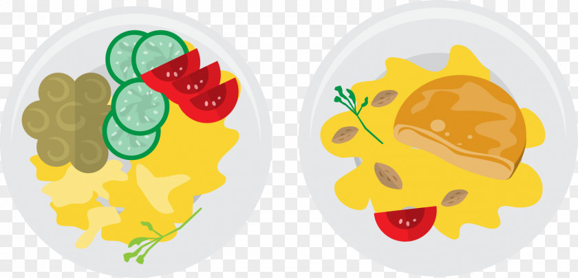 Food And Plate Material Dish Computer File PNG