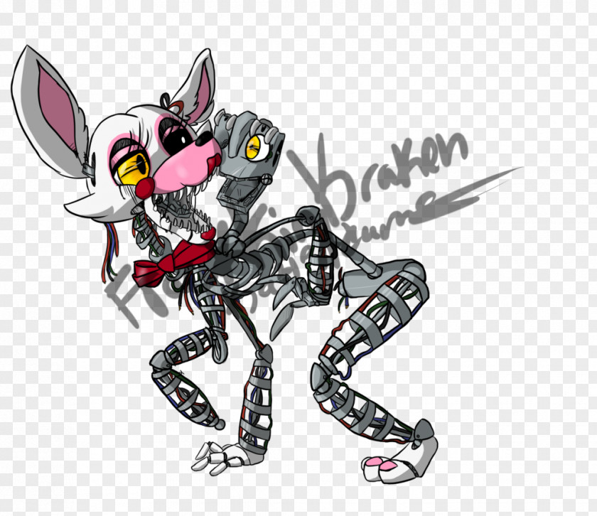 Mangle Five Nights At Freddy's 2 Drawing Coloring Book Illustration PNG