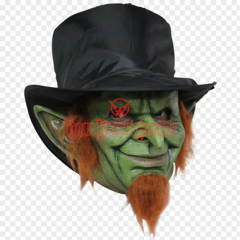 Mask Green Goblin Leprechaun Halloween Costume PNG