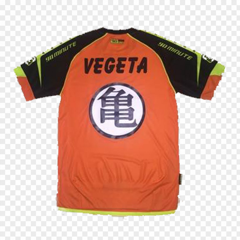 T-shirt MMZ Sports Fan Jersey Vegeta Sleeve PNG