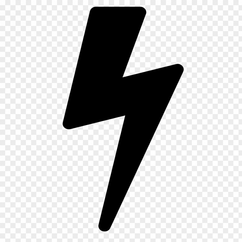 Thunder Font Awesome Clip Art PNG