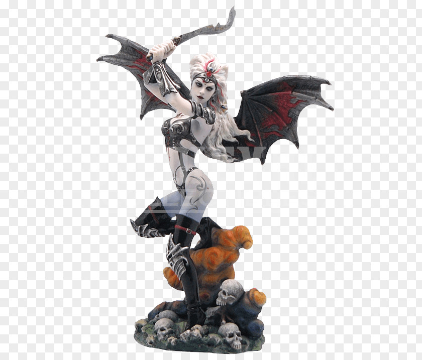 Demon Figurine Lucifer Gothic Architecture Statue PNG