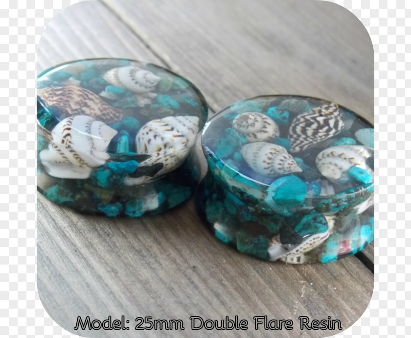 Ear Gauges Tapers Turquoise Plug Gemstone Teal PNG