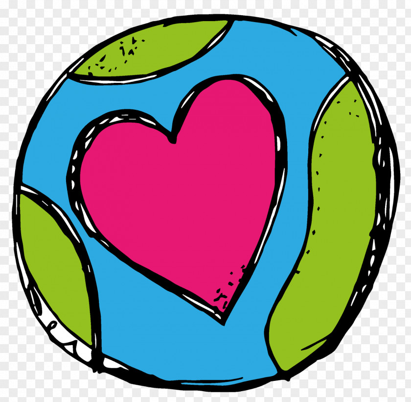 Earth Cartoon Day Heart Clip Art PNG