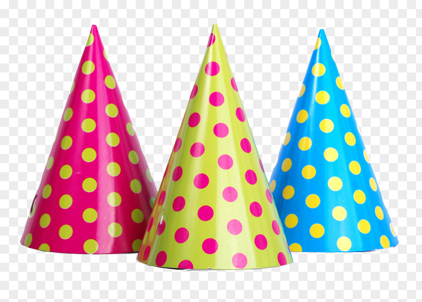 Hat Party Paper Polka Dot PNG