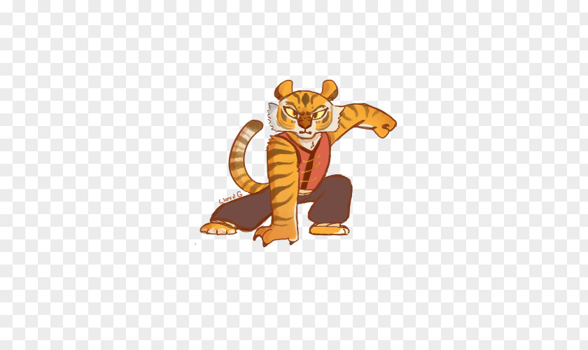 Tiger Cat Character Clip Art PNG