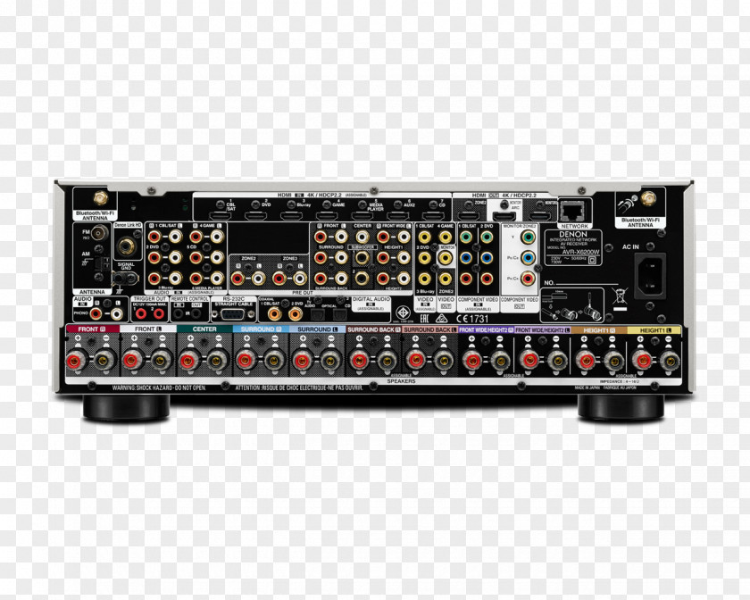Avó AV Receiver Denon AVR-X6200W Radio AVR-X5200W PNG