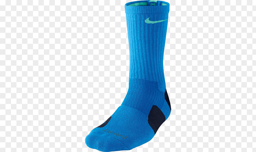 Nike Sock Cycling Shoe Blue PNG