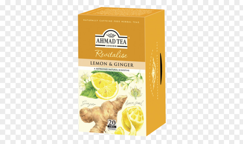 Tea Ginger Green Ahmad Herbal PNG