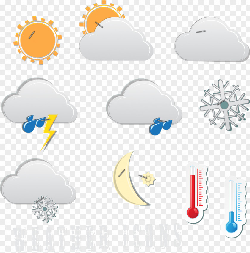 Vector Weather Drawing Clip Art PNG
