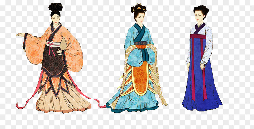 Women's Clothing Han China Chinese Hanfu Fashion PNG