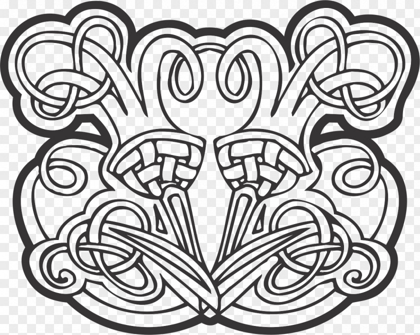 Celtic Ornament Clip Art PNG