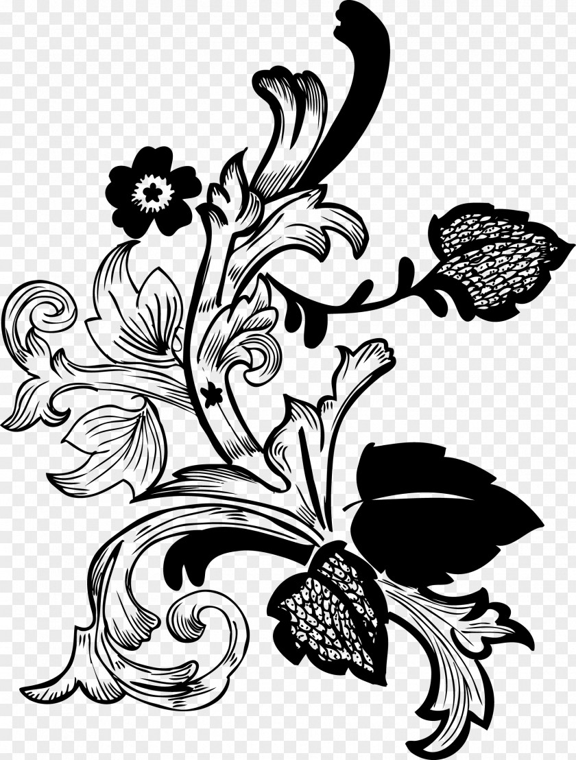 Deco Drawing Floral Design Flower PNG