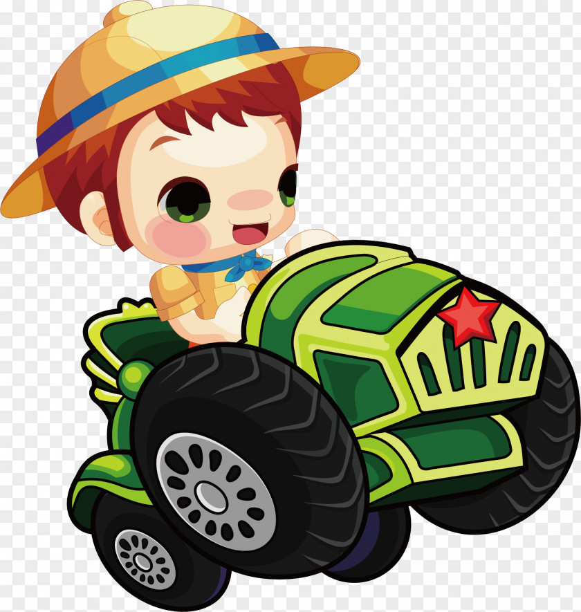 Kids Driving Jerry Mouse Tom Cat Cartoon PNG