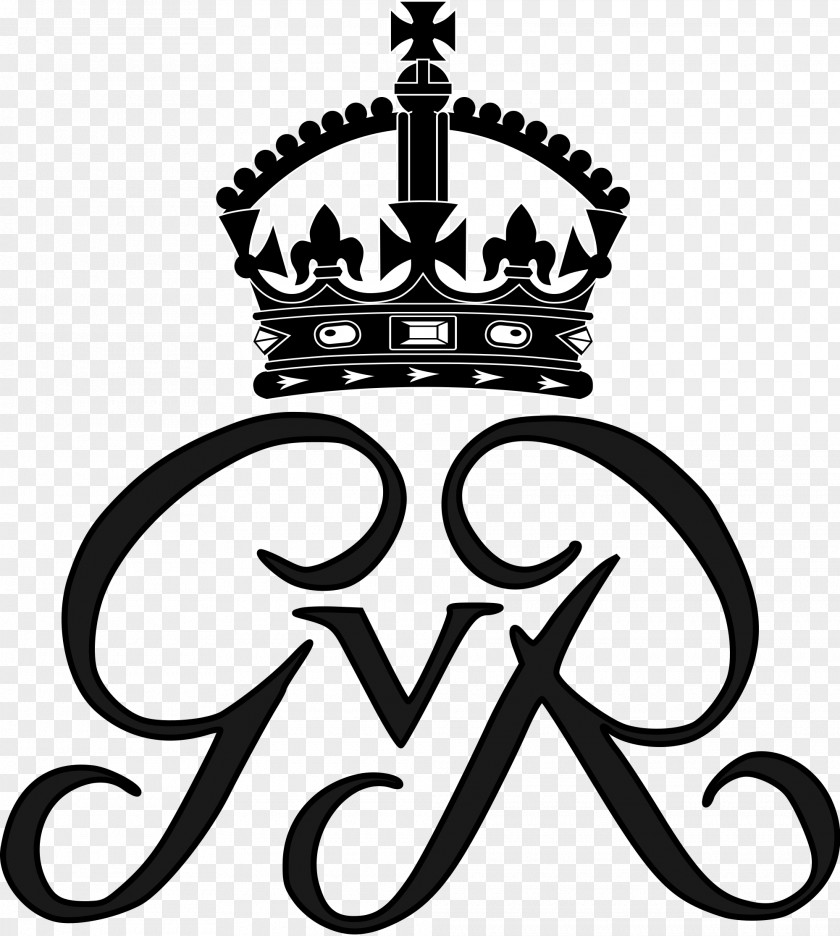 King Crown House Of Windsor Royal Cypher British Family Monarch Emperor India PNG