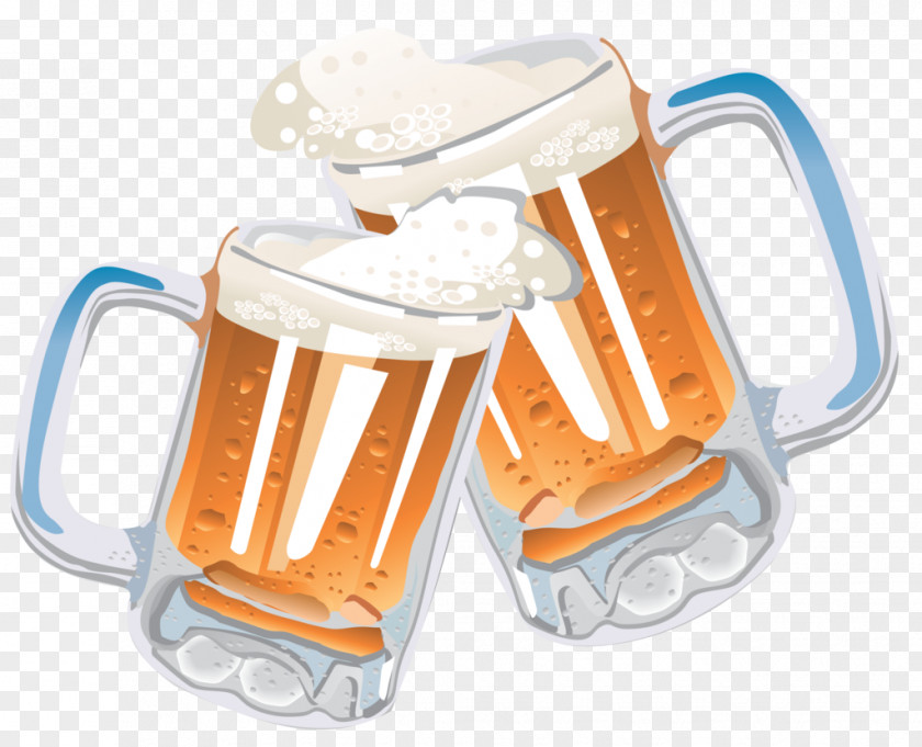 Local Beer Glasses Vector Graphics Clip Art Illustration PNG