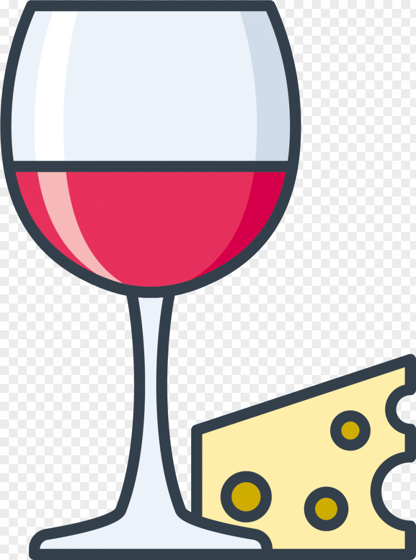 Cheese Red Wine Rosxe9 Glass Clip Art PNG