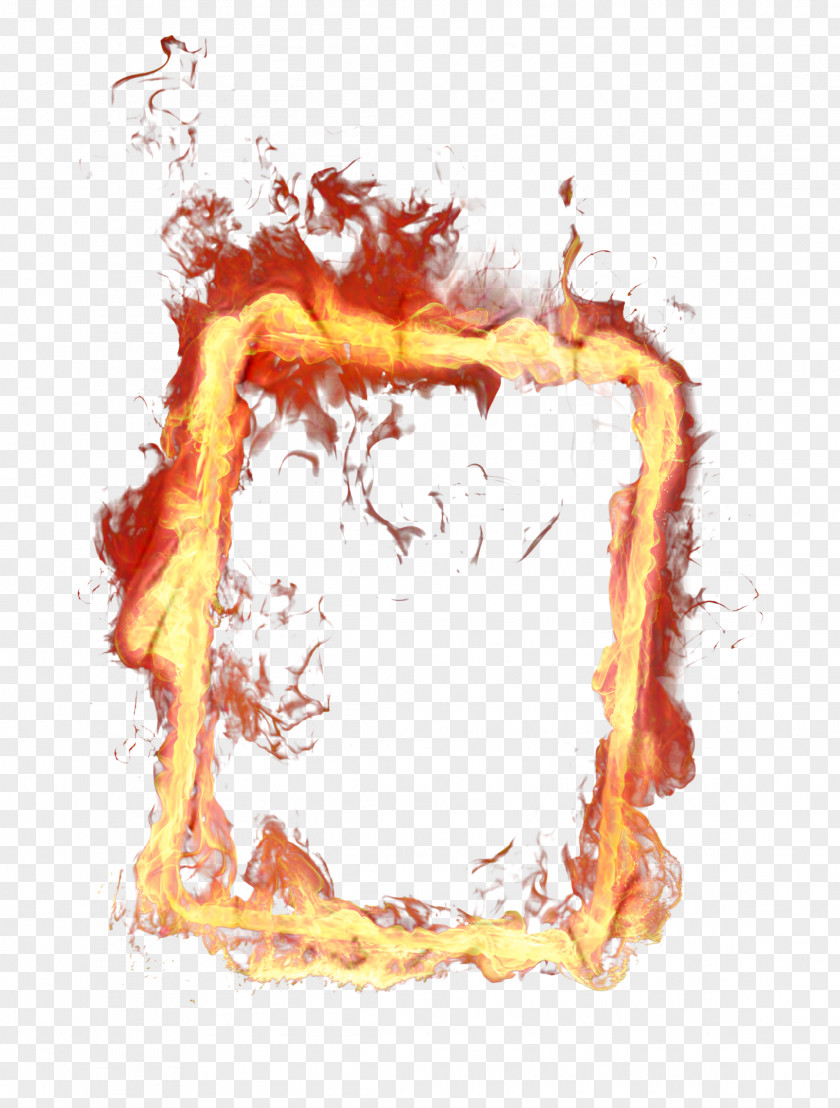 Flame Orange Cartoon PNG