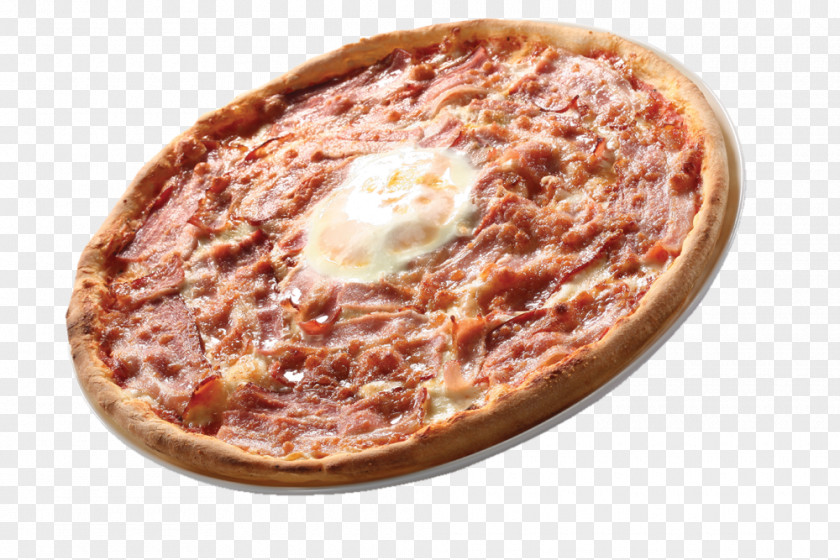 Pizza Sicilian Carbonara Bacon, Egg And Cheese Sandwich Tarte Flambée PNG