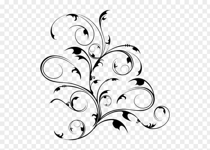 Plant Line Art Butterfly Cartoon PNG