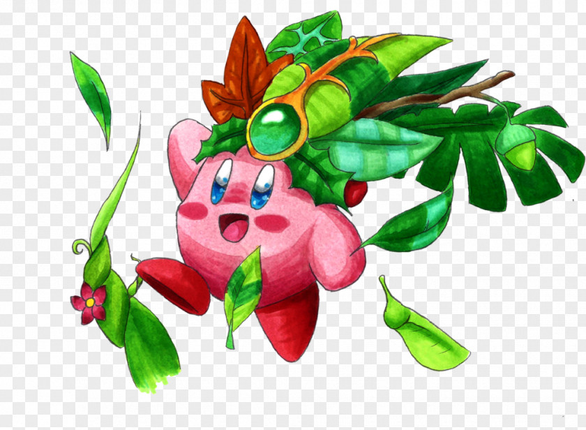 Split Leaf Kirby Star Allies 64: The Crystal Shards Super Smash Bros. For Nintendo 3DS And Wii U Mario PNG