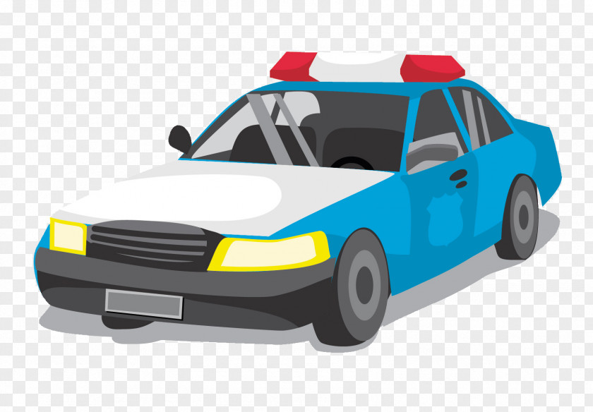 Vector Police Car Taxi Driving Icon PNG