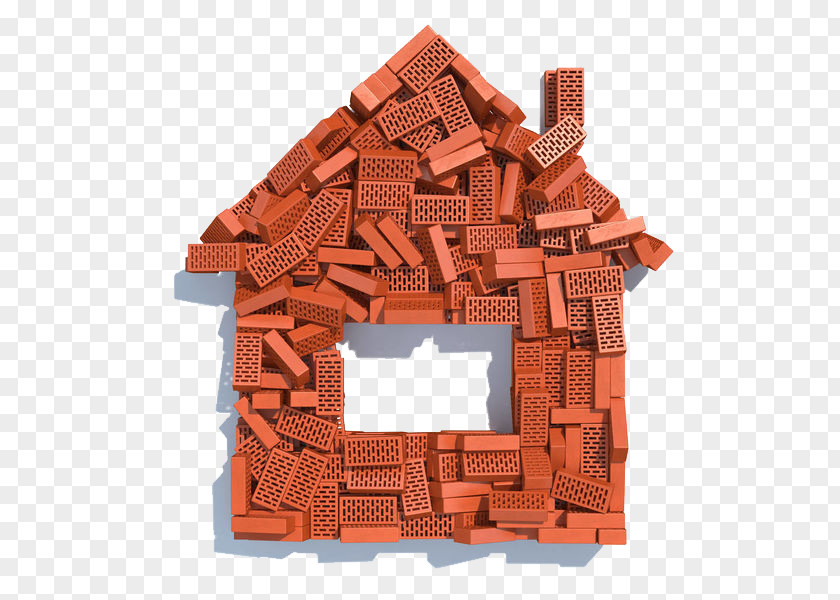 A Hut Piled With Bricks Architectural Engineering Building Material Royalty-free Brick PNG