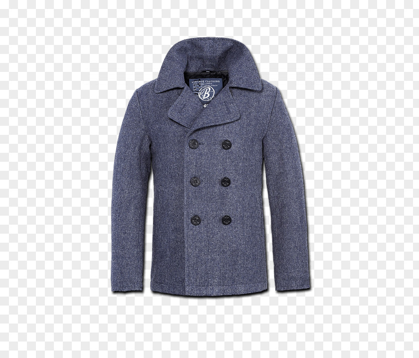 Blue Pea Overcoat Brandit Coat Jacket PNG