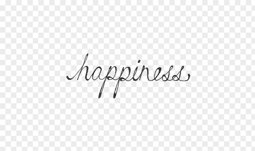 Quotation Happiness Black And White Saying PNG
