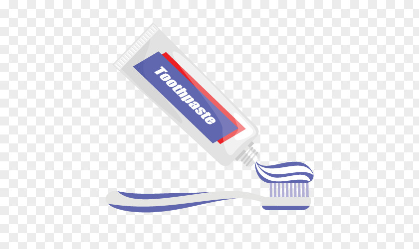 Vector Toothpaste Electric Toothbrush PNG