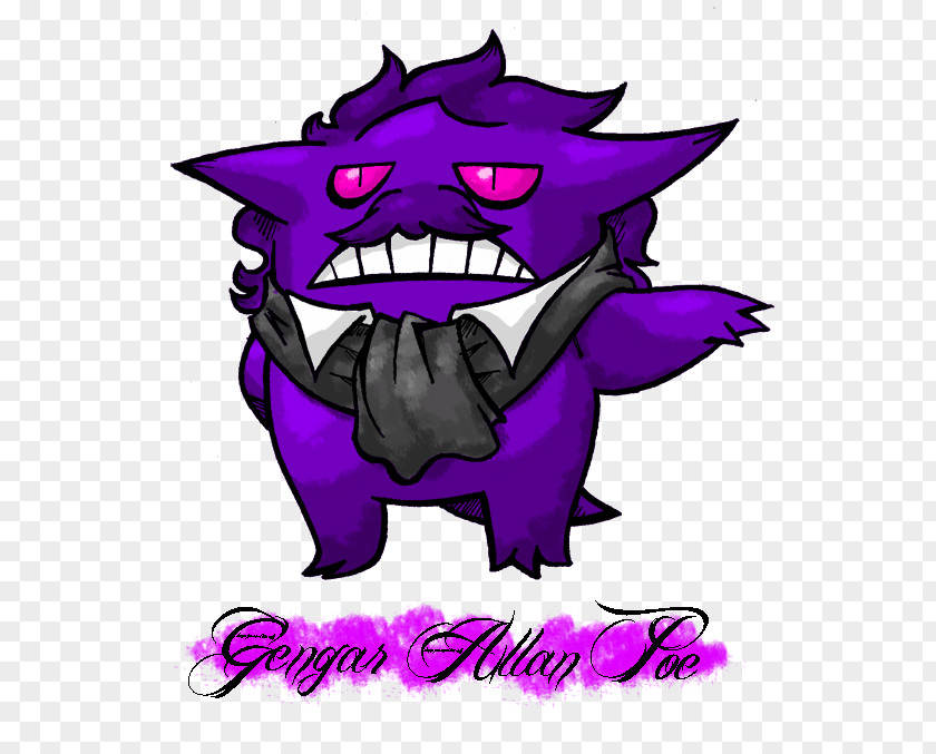 ALLAN POE Writer Gengar Fan Art Pokémon Meowth PNG