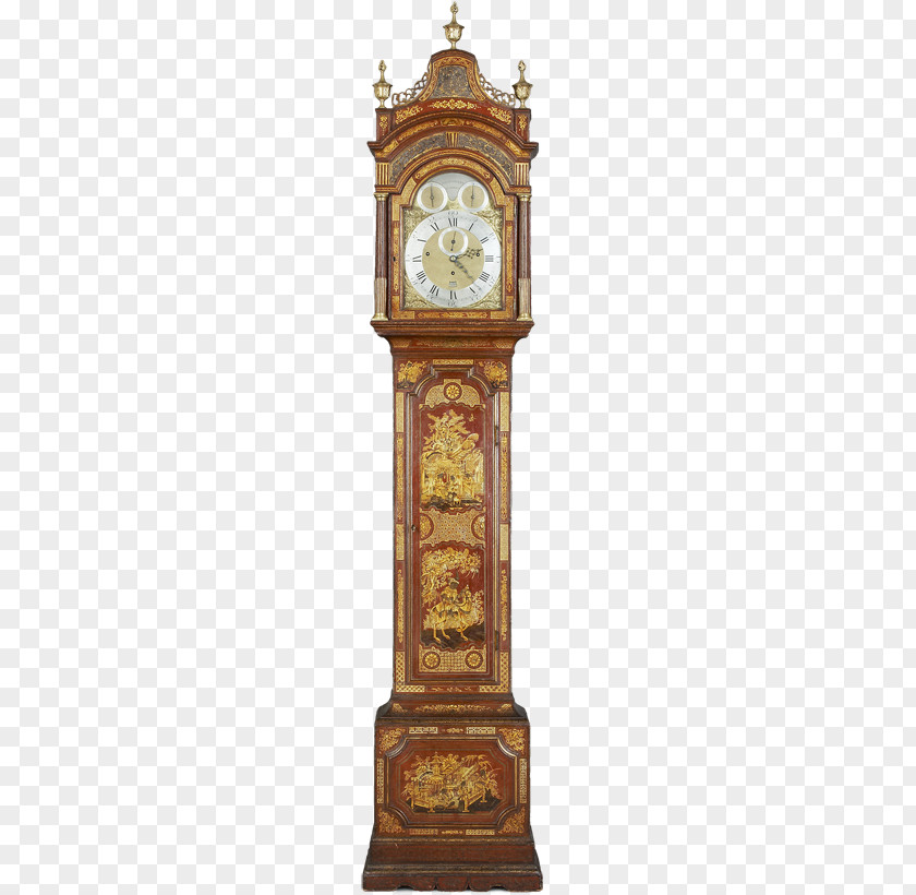 Antique Image Longcase Clock PNG