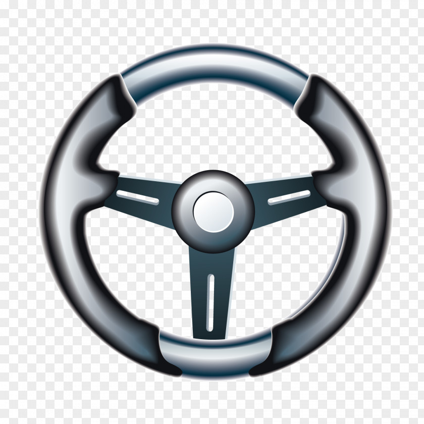 On The Fine Car Steering Wheel PNG