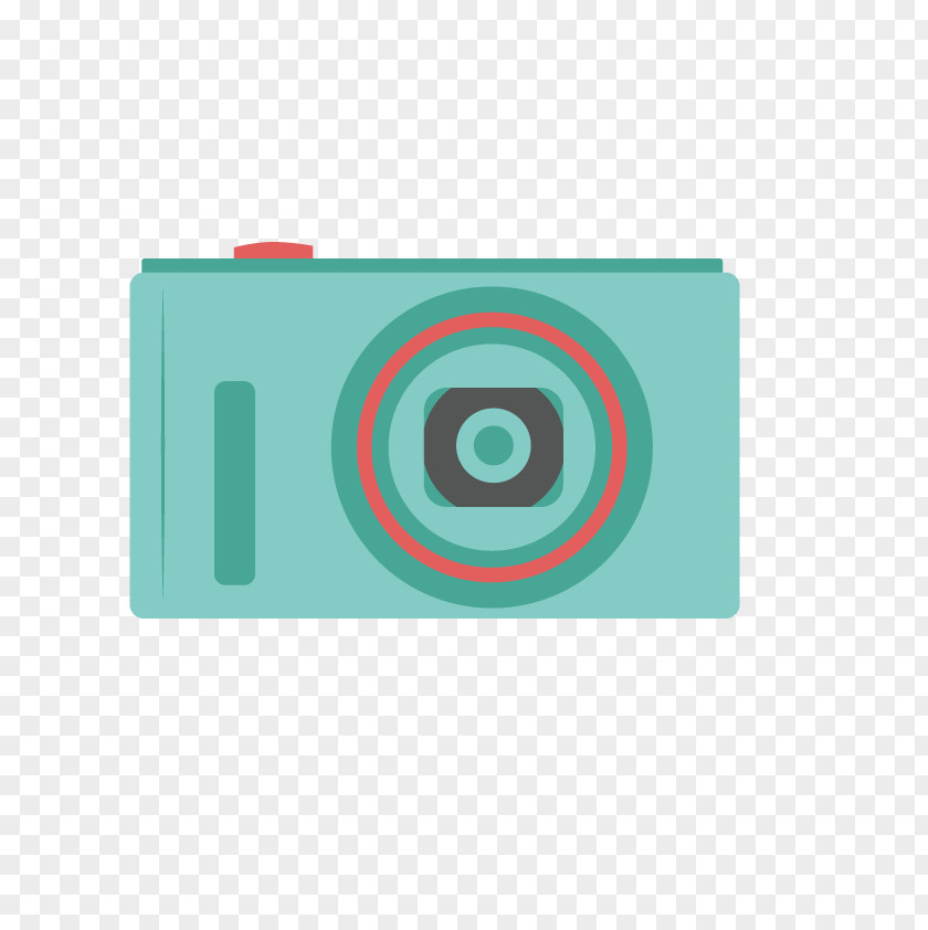 Vector Blue Camera Point-and-shoot PNG