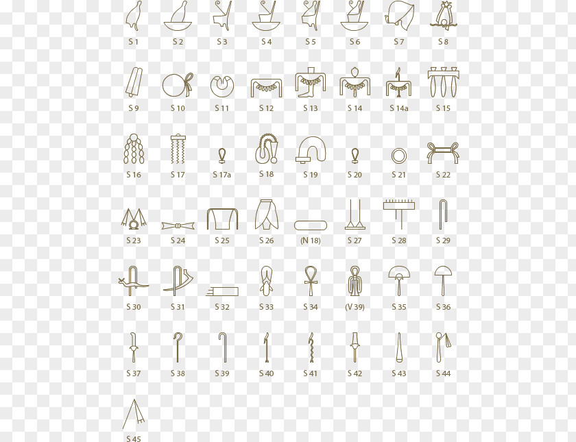Ancient Egypt Egyptian Hieroglyphs Gardiner's Sign List Character PNG