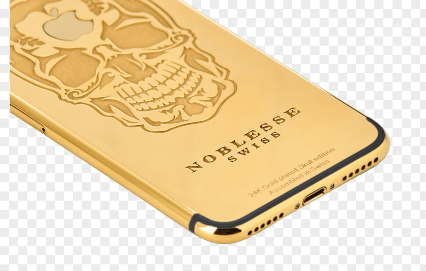 Gold Material Plating Metal IPhone PNG